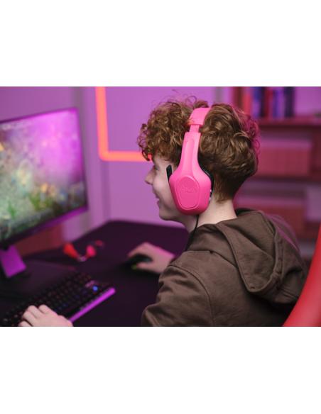 Trust GXT 415P Zirox Auriculares Alámbrico Diadema Juego Rosa