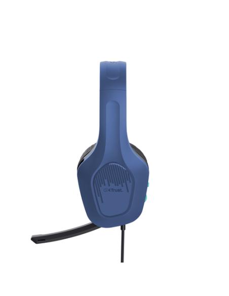 Trust GXT 415B Zirox Auriculares Alámbrico Diadema Juego Azul