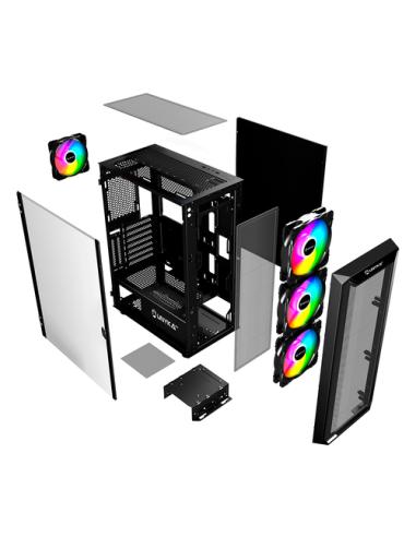 UNYKAch ATX Armor 3GEN USB Type C 3.1 Torre Negro