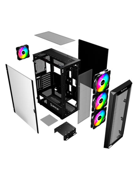 UNYKAch ATX Armor 3GEN USB Type C 3.1 Torre Negro