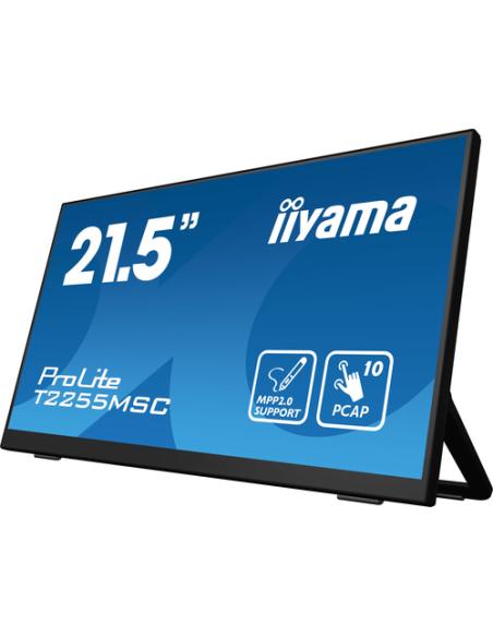 iiyama ProLite T2255MSC-B1 pantalla para PC 54,6 cm (21.5") 1920 x 1080 Pixeles Full HD LCD Pantalla táctil Negro