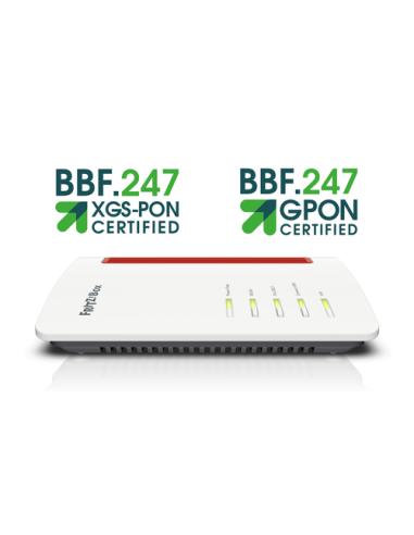 Box FRITZ! 5530 (WITH SFP XGSPON) router inalámbrico Gigabit Ethernet Doble banda (2,4 GHz / 5 GHz) Blanco