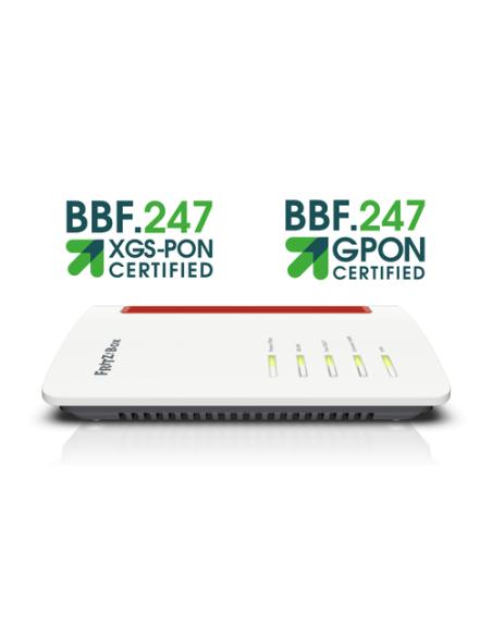 Box FRITZ! 5530 (WITH SFP XGSPON) router inalámbrico Gigabit Ethernet Doble banda (2,4 GHz / 5 GHz) Blanco