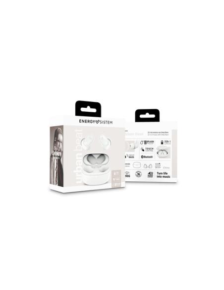 Energy Sistem Urban Beat Auriculares True Wireless Stereo (TWS) Dentro de oído Llamadas/Música USB Tipo C Bluetooth Blanco