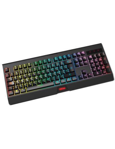 Krom KABALA teclado Ratón incluido Juego RF inalámbrico QWERTY Español Negro