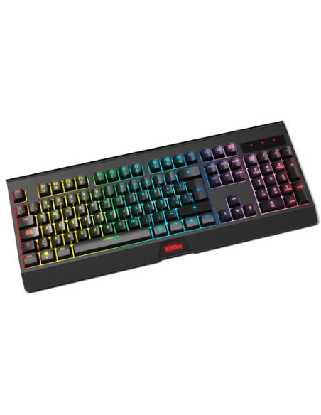 Krom KABALA teclado Ratón incluido Juego RF inalámbrico QWERTY Español Negro