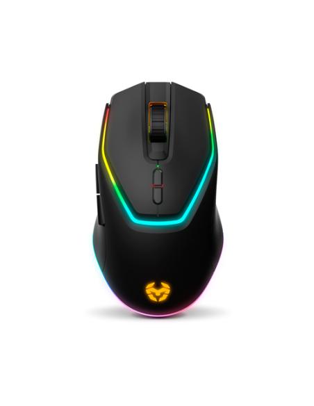 Krom KABALA teclado Ratón incluido Juego RF inalámbrico QWERTY Español Negro