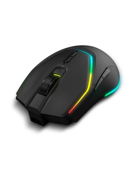 Krom KABALA teclado Ratón incluido Juego RF inalámbrico QWERTY Español Negro