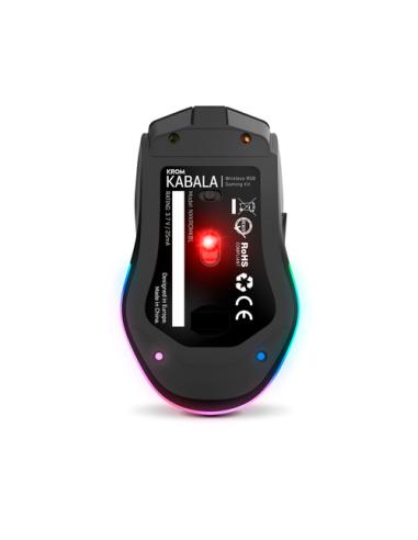 Krom KABALA teclado Ratón incluido Juego RF inalámbrico QWERTY Español Negro