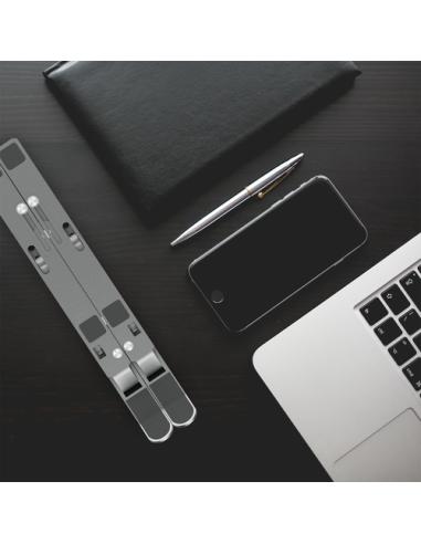 AISENS Soporte de Sobremesa Ajustable para Portatil / Tablet, Gris