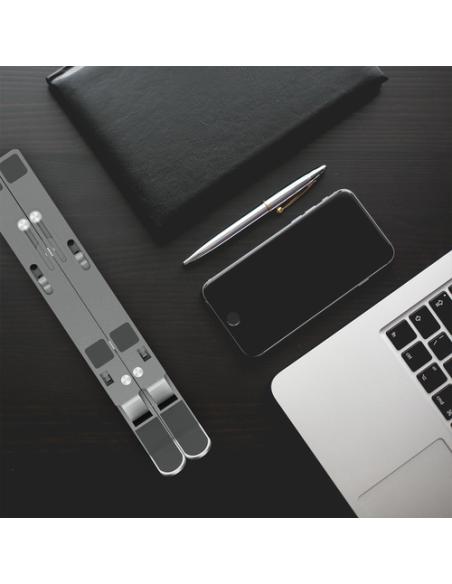 AISENS Soporte de Sobremesa Ajustable para Portatil / Tablet, Gris