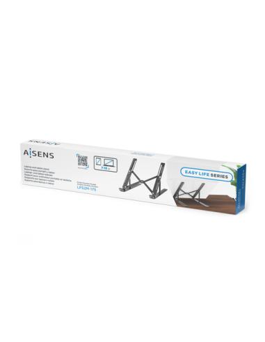 AISENS Soporte de Sobremesa Ajustable para Portatil / Tablet, Gris