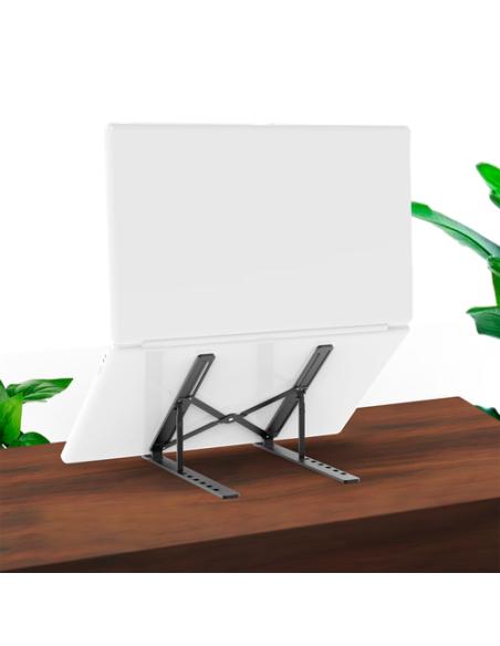 AISENS Soporte de Sobremesa Ajustable para Portatil / Tablet, Gris