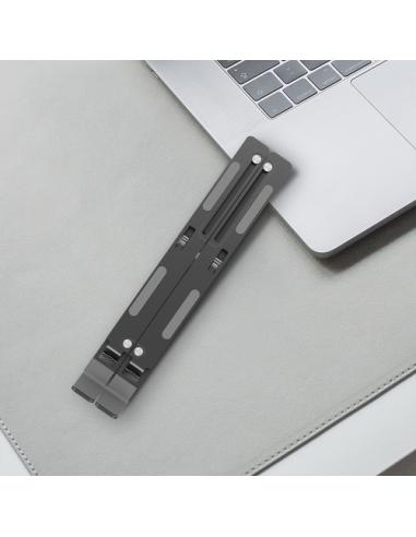AISENS Soporte de Sobremesa Ajustable para Portatil / Tablet, Gris