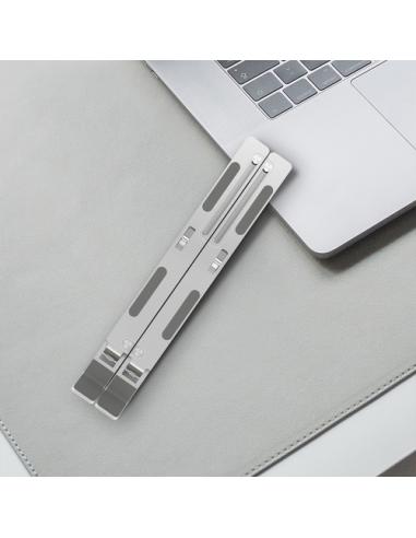 AISENS Soporte de Sobremesa Ajustable para Portatil / Tablet, Plata