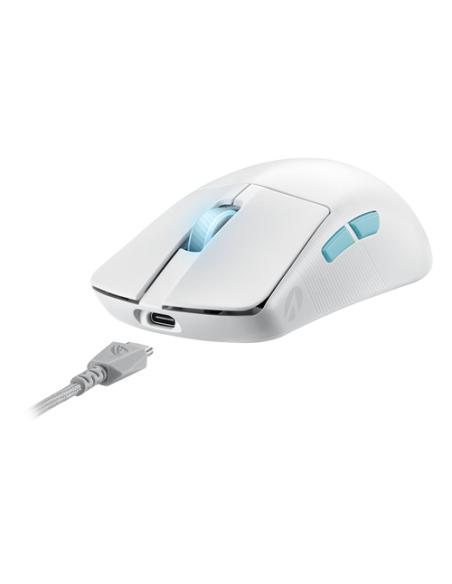 ASUS ROG Harpe Ace Aim Lab Edition ratón Juego Ambidextro RF Wireless + Bluetooth + USB Type-C Opto-mecánica 36000 DPI