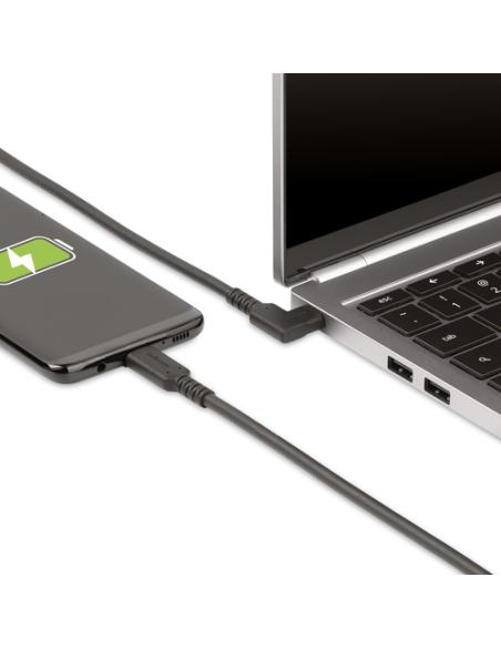 StarTech.com Cable de 2m USB-C Resistente Acodado a la Derecha - USB 3.2 Gen 1 (5 Gbps) - Cable de Transferencia USB Tipo C - DP