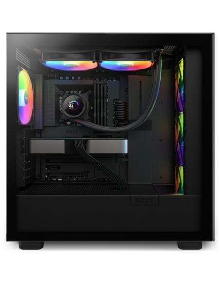 NZXT Kraken 280 RGB Procesador Sistema de refrigeración líquida todo en uno 14 cm Negro 1 pieza(s)