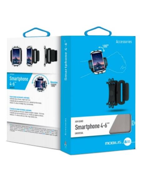 Mobilis ARM BAND 4-6IN . funda para teléfono móvil 15,2 cm (6") Brazalete caso Negro