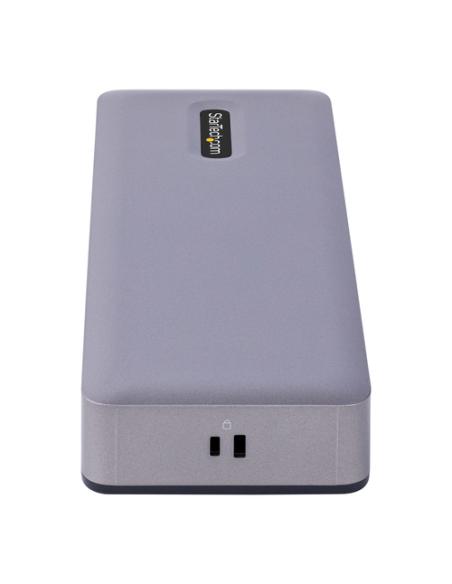 StarTech.com Docking Station USB-C 4K30 Triple /4K60 Doble - Modo Alt DP/DP/HDMI - Hub USB de 7 Puertos - PD 3.0 - GbE - Audio -