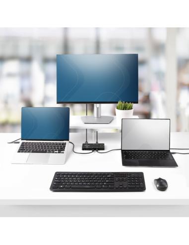 StarTech.com C2-H46-UC2-PD-KVM interruptor KVM Negro