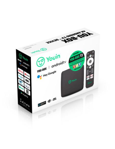 Youin EN1060K convertidor de Smart TV Negro 4K Ultra HD 8 GB Wifi Ethernet