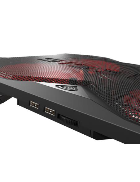 GENESIS Oxid 260 almohadilla fría 43,9 cm (17.3") 1010 RPM Negro, Rojo