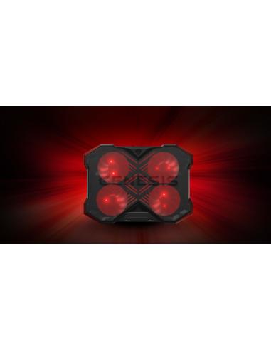 GENESIS Oxid 260 almohadilla fría 43,9 cm (17.3") 1010 RPM Negro, Rojo