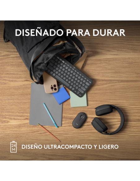 Logitech 910-007015 ratón Viajes Ambidextro RF Wireless + Bluetooth Óptico 4000 DPI