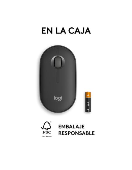 Logitech 910-007015 ratón Viajes Ambidextro RF Wireless + Bluetooth Óptico 4000 DPI