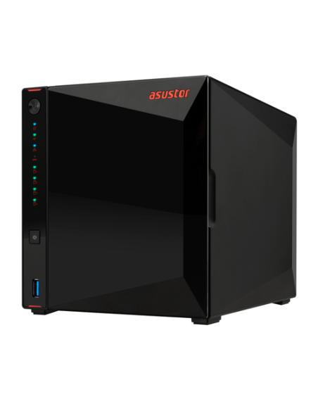 Asustor AS5404T servidor de almacenamiento NAS Intel® Celeron® N5105 4 GB DDR4 0 TB ADM Negro