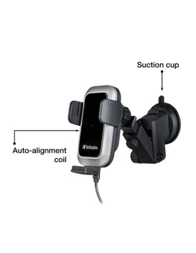 Verbatim FWC-03 Pro Qi Fast Wireless Autoladegerät retail Negro