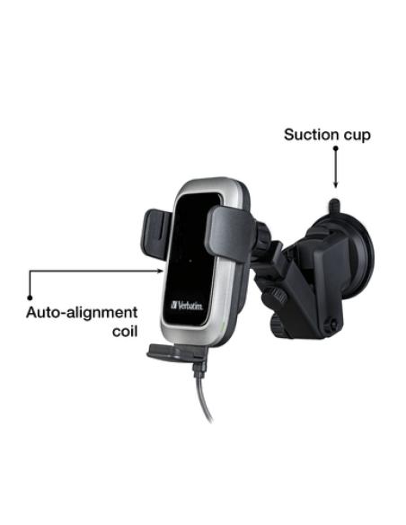 Verbatim FWC-03 Pro Qi Fast Wireless Autoladegerät retail Negro