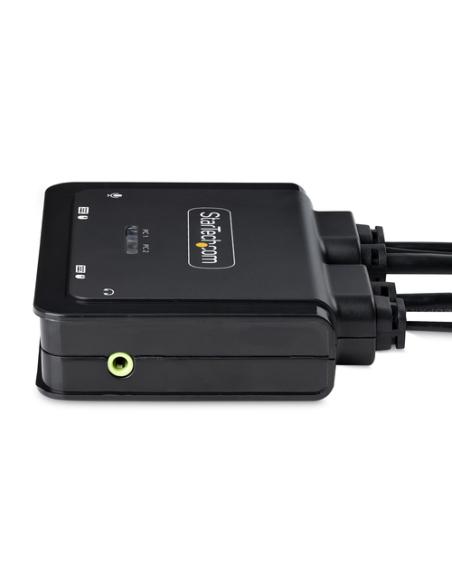 StarTech.com C2-D46-UC2-CBL-KVM interruptor KVM Negro