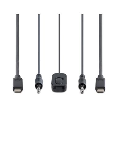 StarTech.com C2-D46-UC2-CBL-KVM interruptor KVM Negro