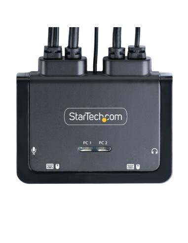 StarTech.com C2-H46-UAC-CBL-KVM interruptor KVM Negro