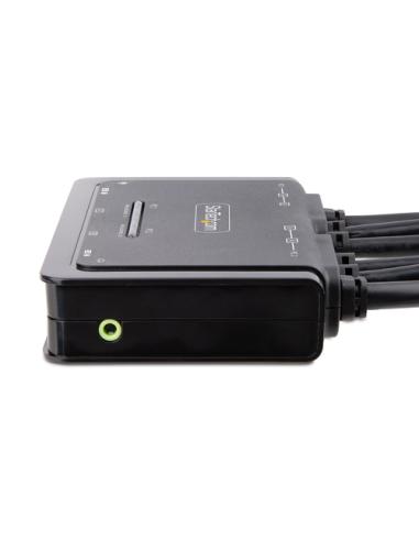 StarTech.com C2-DD46-UA2-CBL-KVM interruptor KVM Negro