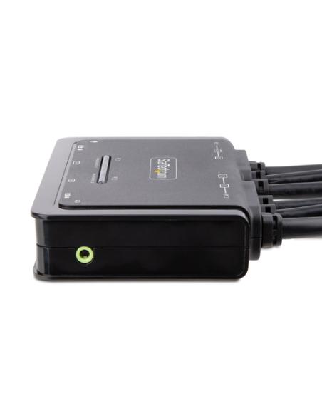 StarTech.com C2-DH46-UA2-CBL-KVM interruptor KVM Negro