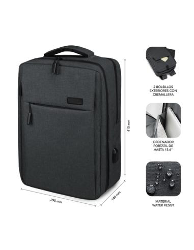 SUBBLIM MOCHILA TRAVELLER AIR PADDING 15.6'' GREY