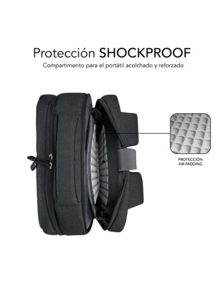 SUBBLIM MOCHILA TRAVELLER AIR PADDING 15.6'' GREY