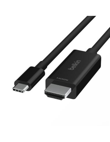 Belkin AVC012bt2MBK 2 m USB Tipo C HDMI Negro