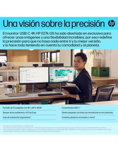 HP E-Series Monitor USB-C 4K E27k G5