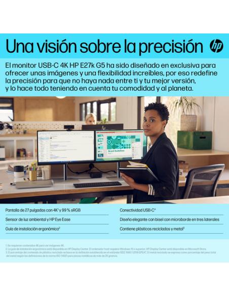 HP E-Series Monitor USB-C 4K E27k G5