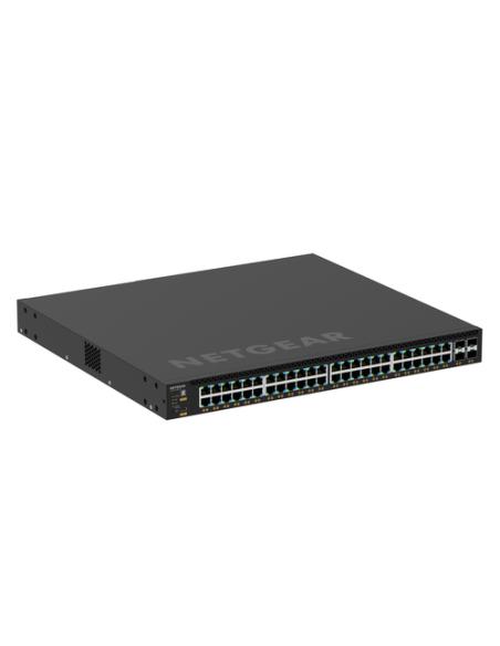 NETGEAR M4350-48G4XF Gestionado L3 Gigabit Ethernet (10/100/1000) Energía sobre Ethernet (PoE) 1U Negro
