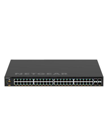 NETGEAR M4350-48G4XF Gestionado L3 Gigabit Ethernet (10/100/1000) Energía sobre Ethernet (PoE) 1U Negro