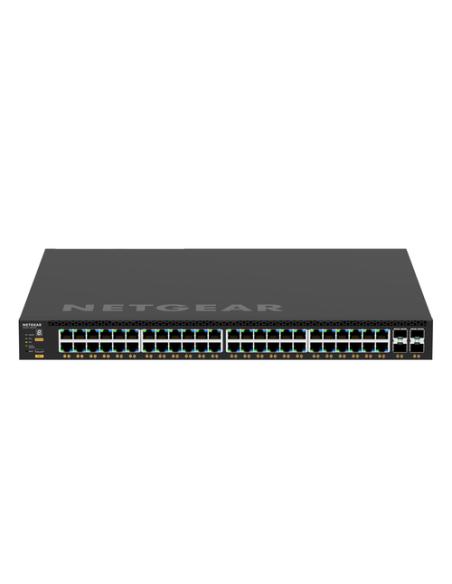 NETGEAR M4350-48G4XF Gestionado L3 Gigabit Ethernet (10/100/1000) Energía sobre Ethernet (PoE) 1U Negro