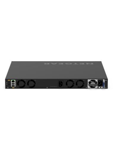NETGEAR GSM4328-100AJS Gestionado L3 Gigabit Ethernet (10/100/1000) Energía sobre Ethernet (PoE) 1U Negro