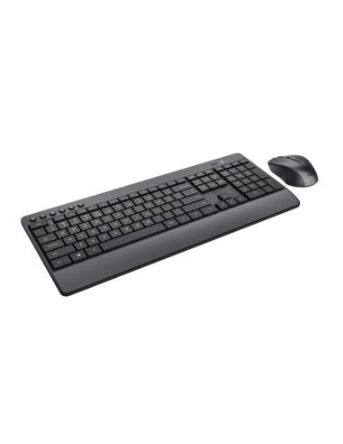 Trust Trezo teclado Ratón incluido Universal RF inalámbrico QWERTY Español Negro