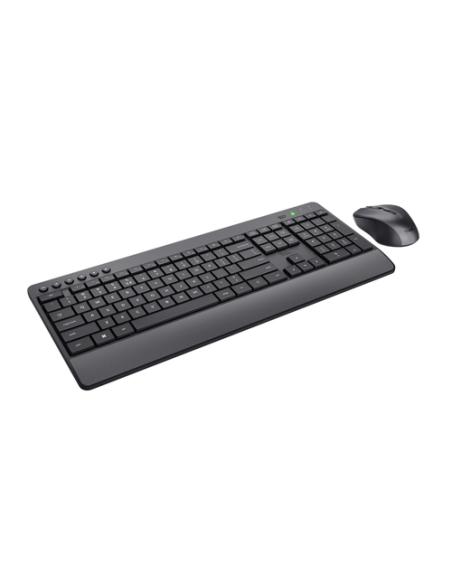 Trust Trezo teclado Ratón incluido Universal RF inalámbrico QWERTY Español Negro