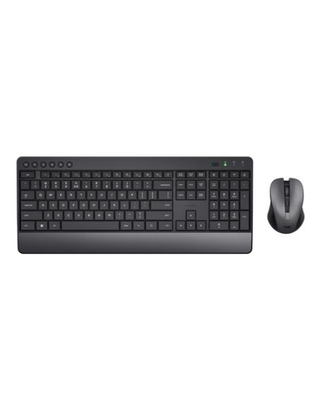 Trust Trezo teclado Ratón incluido Universal RF inalámbrico QWERTY Español Negro